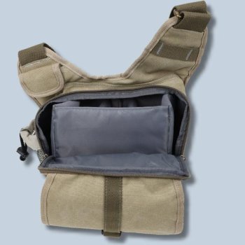 Tasche für Pentax K-70 ist DS ist DL2 ist DL X90 K-m K-x K110D K100D super K100D K-r - Kalahari KIKAO K-51 Fototasche Canvas kha - 2