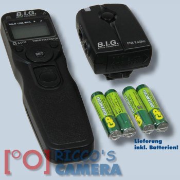 Multifunktion Funk-Auslöser mit 100m Reichweite für Panasonic Lumix DMC-GF1 GX8 u.a.  kompatibel zu DMW-RS1 DMW-RS1E DMW-RSL1 - 1