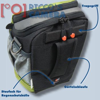 Dörr NO-LIMIT Halftertasche L in oliv grün Holster-Tasche für digitale SLR-Kameras mit langem Zoom Bereitschaftstasche Fototasch - 1