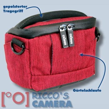 Dörr Fototasche Motion XS in rot Kameratasche für kompakte Digitalkameras oder kleine Systemkameras Tasche Bag red mxsr - 1