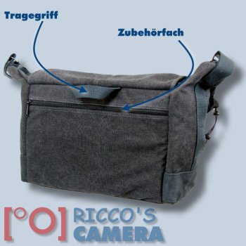 Fototasche für Sony Alpha 68 5100 77 II 3000 58 99 77 37 35 33 55 57 65 - Tasche mit 13-Zoll Notebookfach Kameratasche mb4 - 1