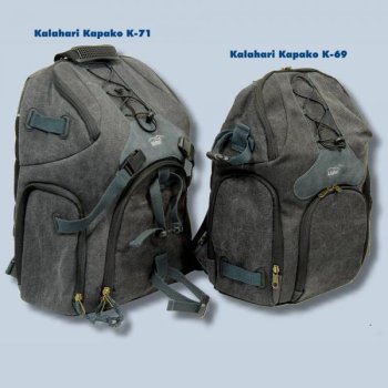 Fotorucksack für Sony Alpha 6000 7 MII 6300 6500 u.a. Backpack Rucksack Fototasche Kalahari schwarz k69b - 4